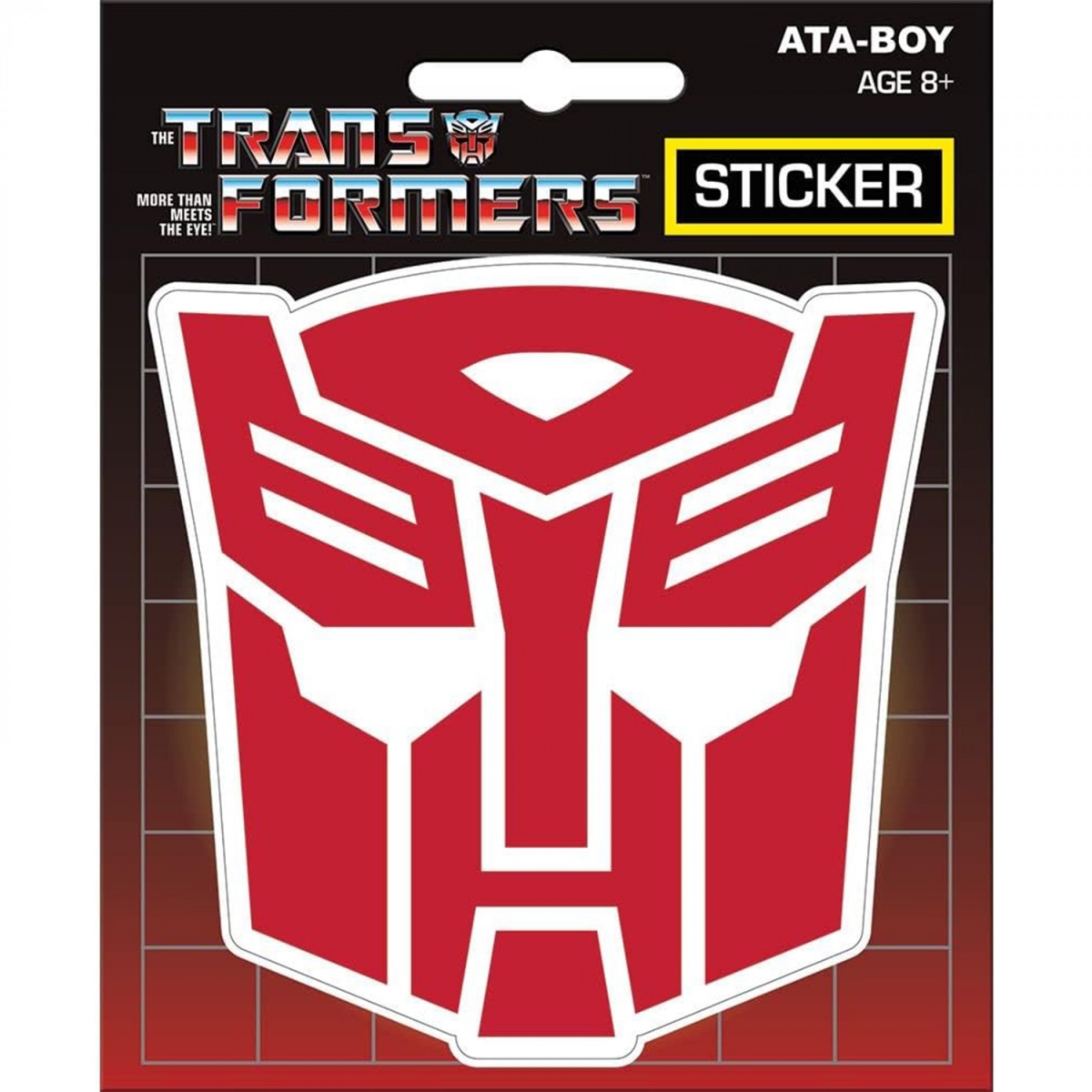 891050 Autobot Sticker, Red