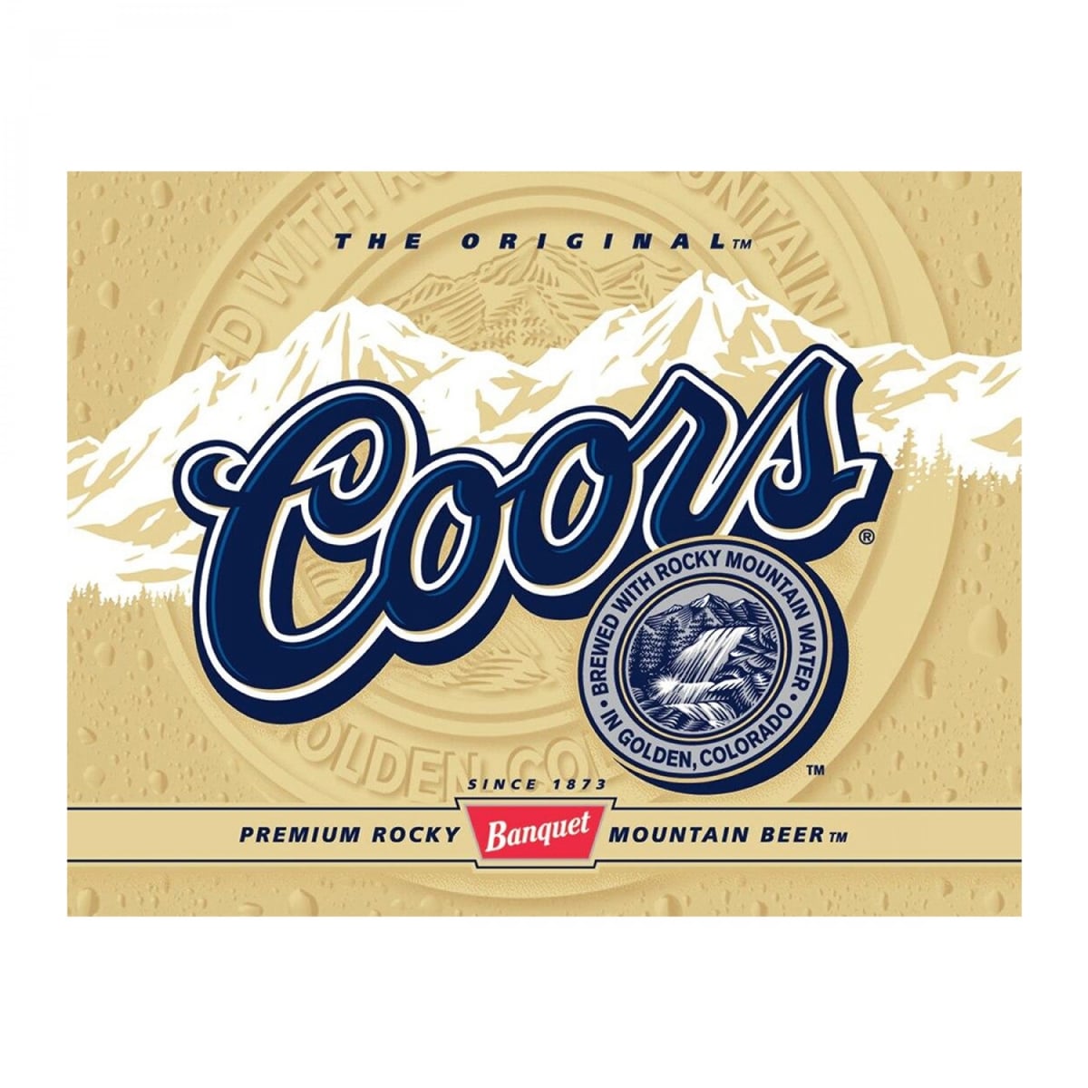 891179 Beer Label Tin Sign