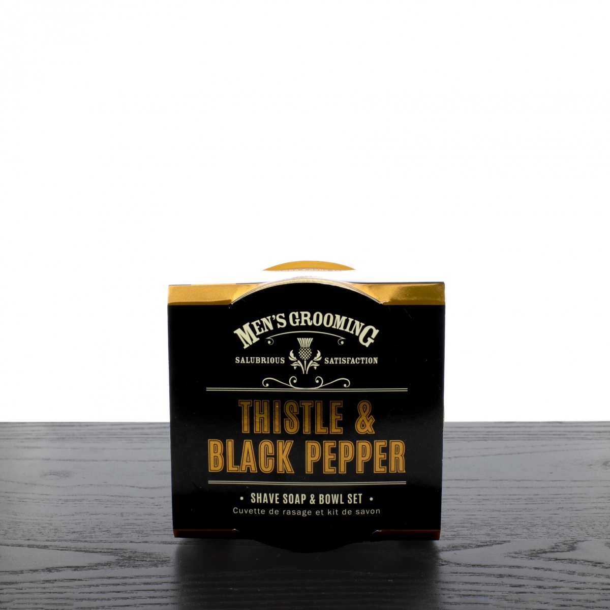 888816 Scottish Thistle & Black Pepper Shave Soap & Bowl Set - 100 ml