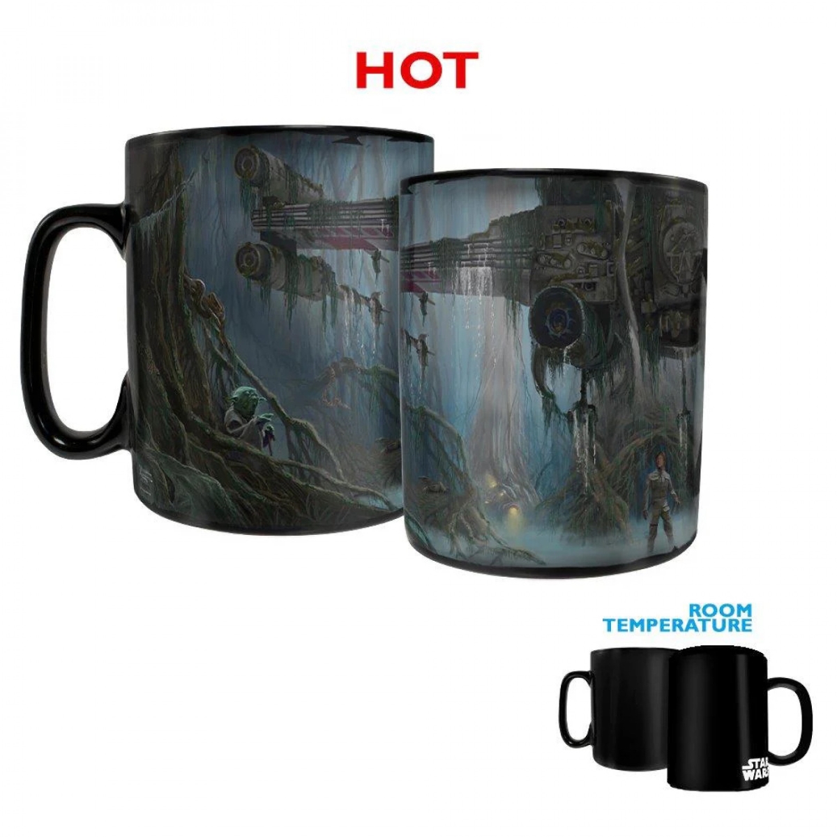 Picture of Star Wars 893119 Yoda Do & Do Not There Is No Try Heat Change 16oz Mug