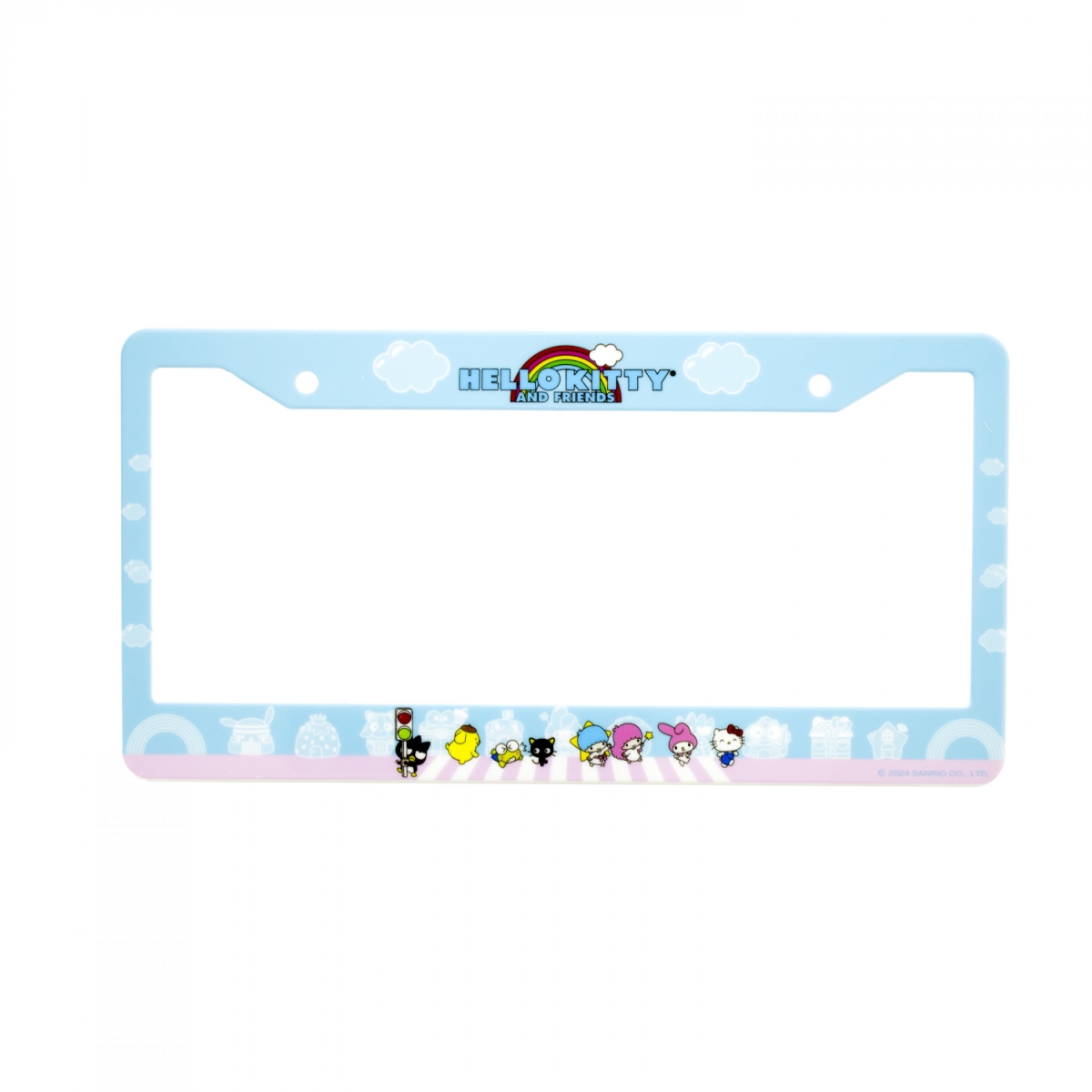 Picture of Hello Kitty 890240 Friends Crosswalk License Plate Frame