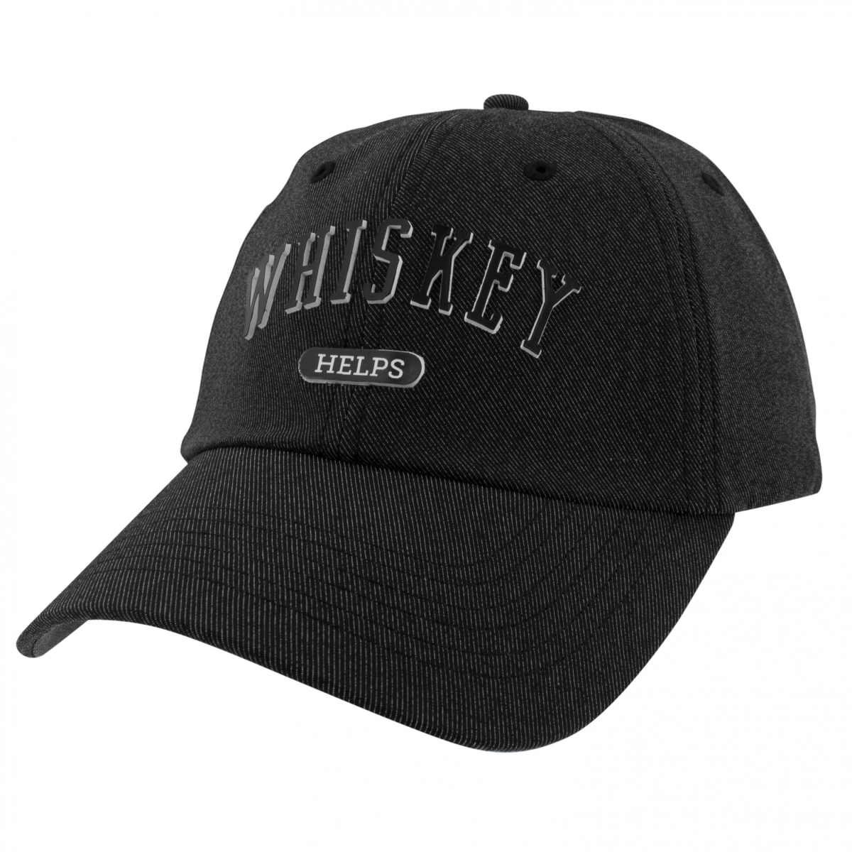884406 Whiskey Helps Rubber Patch Dad Cap