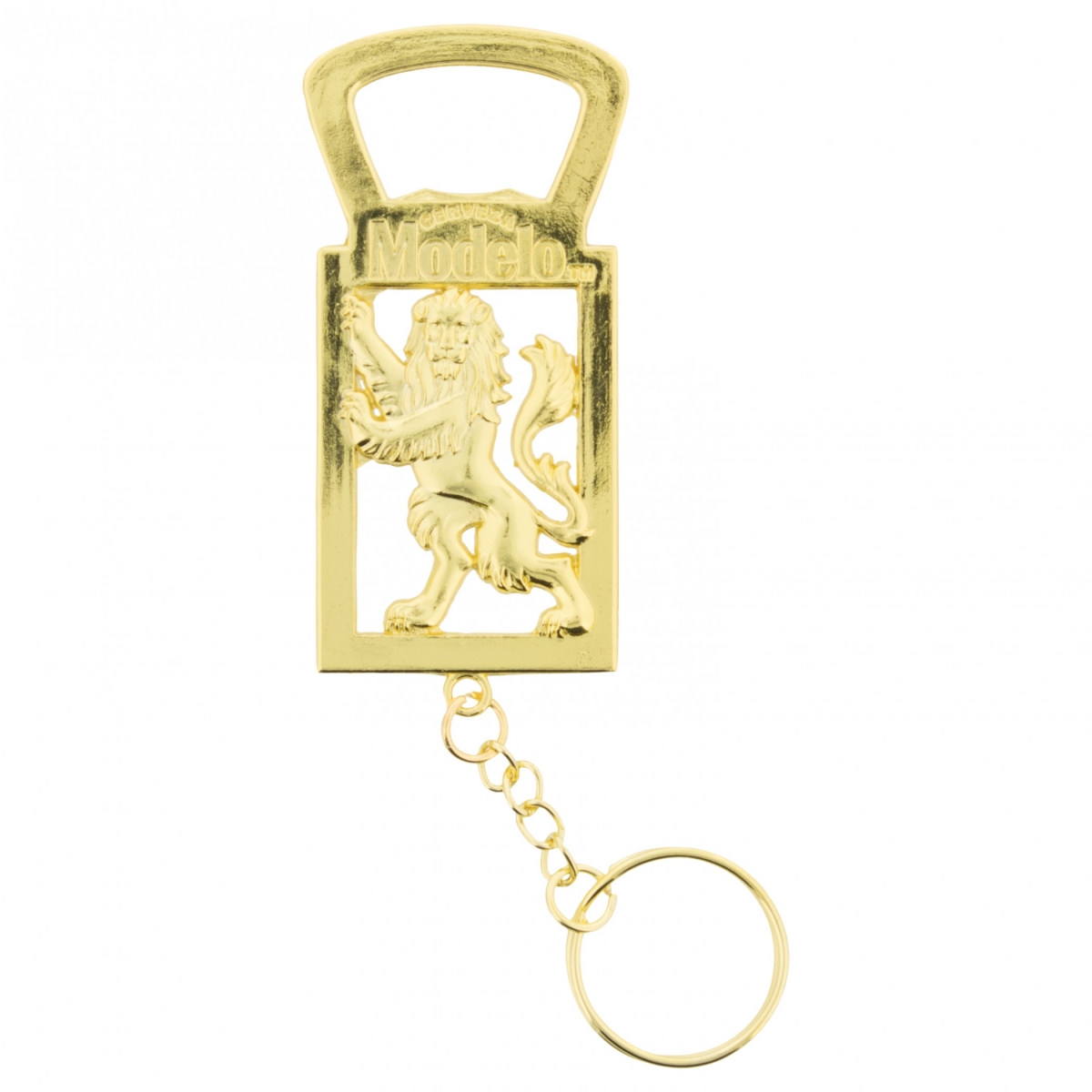 Picture of Modelo Especial 893983 Debossed Lion Bottle Opener Keychain