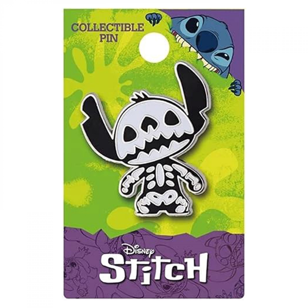891626 Skeleton Stitch Enamel Pin