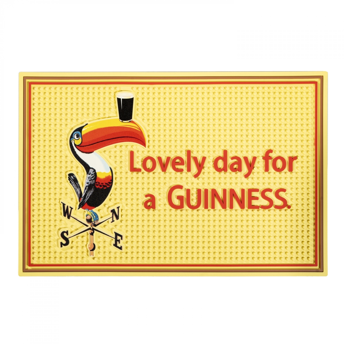 Picture of Guinness 893587 Lovely Day for a Toucan Bar Mat