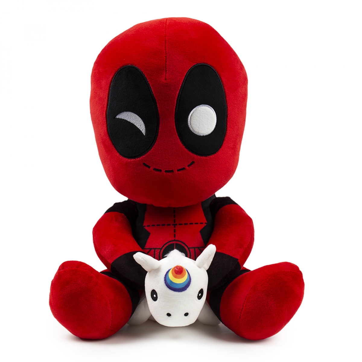 Picture of Deadpool 889992 16 in. Unicorn Riding Hug Me Plush