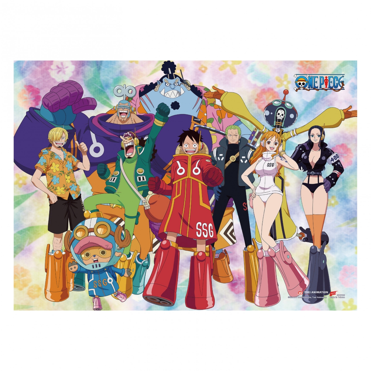 894109 Future Island Egghead Group Wall Scroll