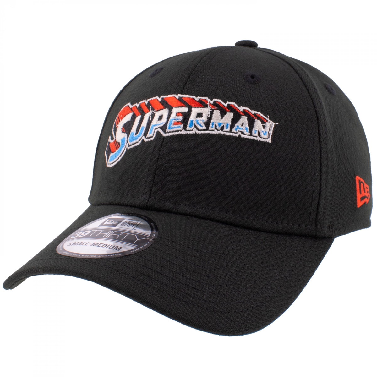 887526-medium-la Steel Text Logo Era 39Thirty Fitted Hat - Medium & Large