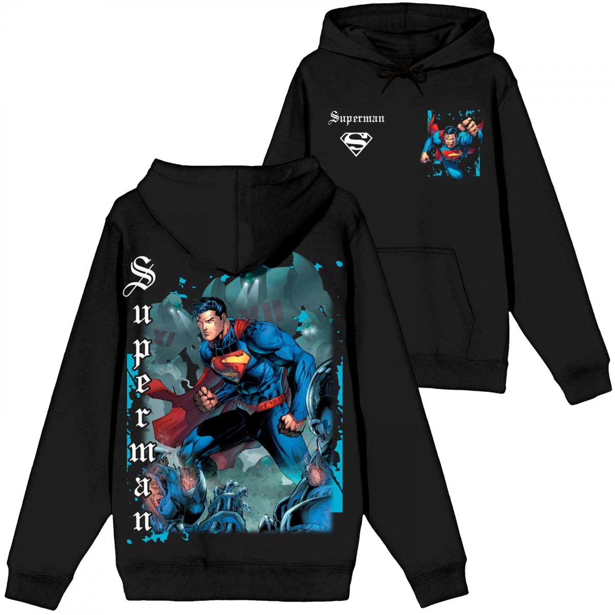 891553-medium Comic Covers Front & Back Print Pullover Hoodie - Medium