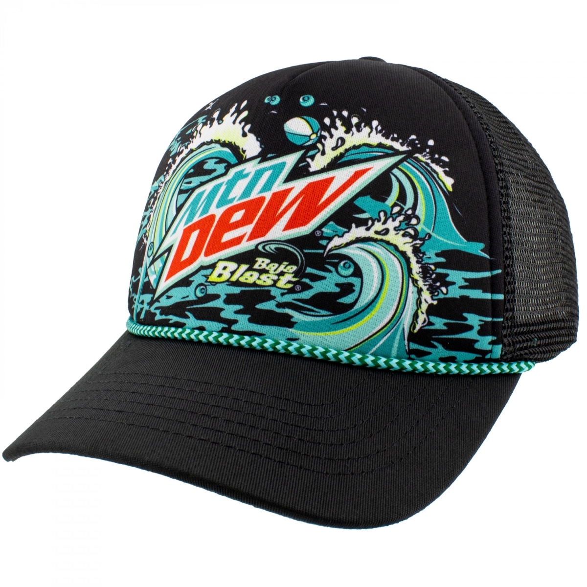 887598 Baja Blast Big Waves Trucker Hat