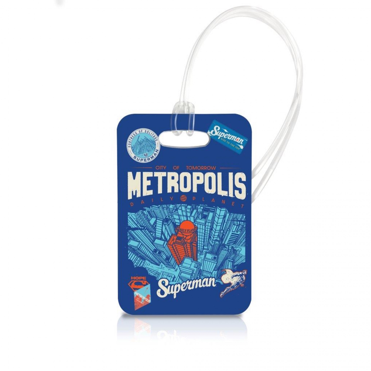 898191 Visit Metropolis Luggage Tag