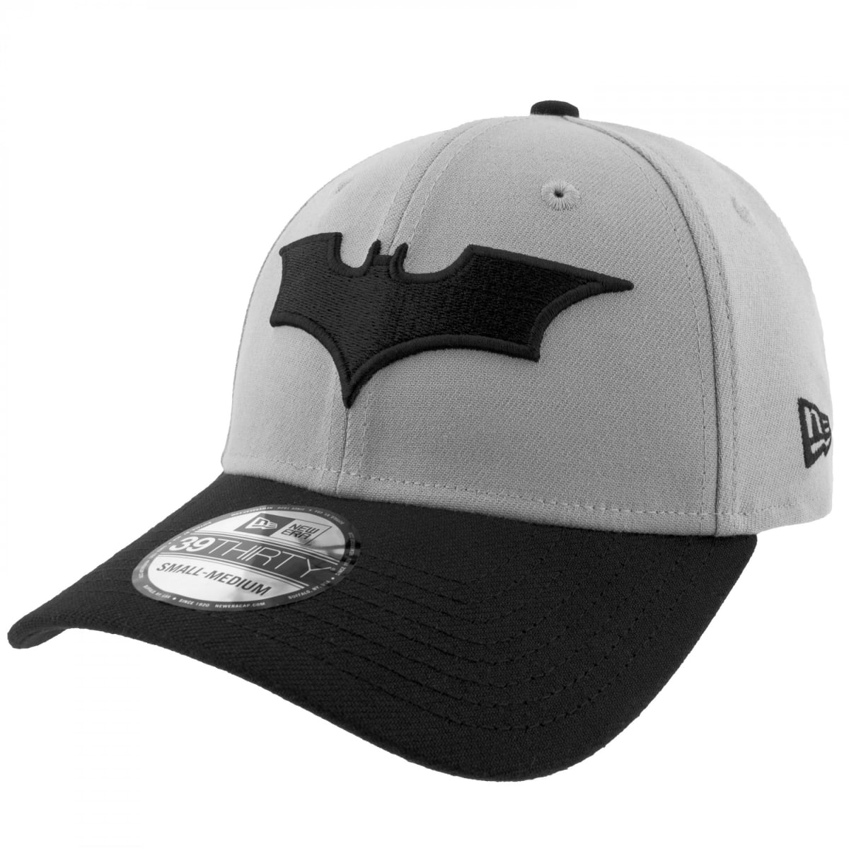 887935-medium-la Dark Knight Trilogy Logo Era 39Thirty Fitted Hat - Medium & Large