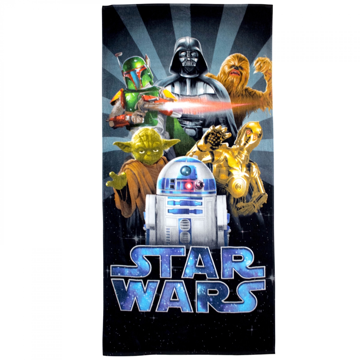 895725 Group Ray Burst Beach Towel