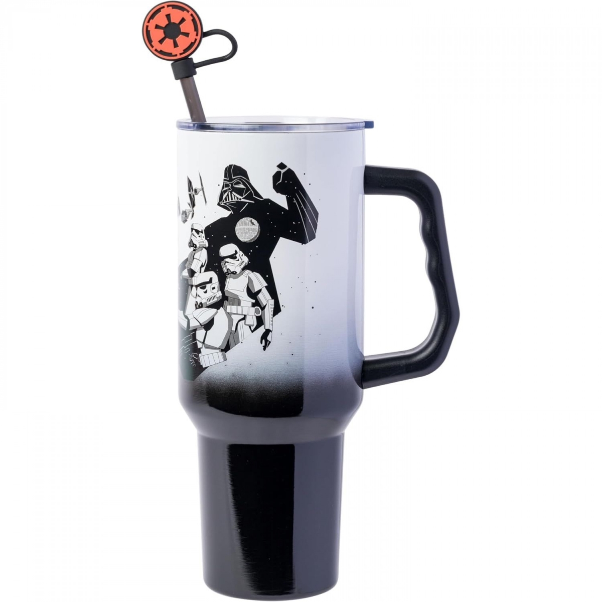 Picture of Star Wars 899312 40 oz Darth Vader Stainless Steel Tumbler with Straw Cover