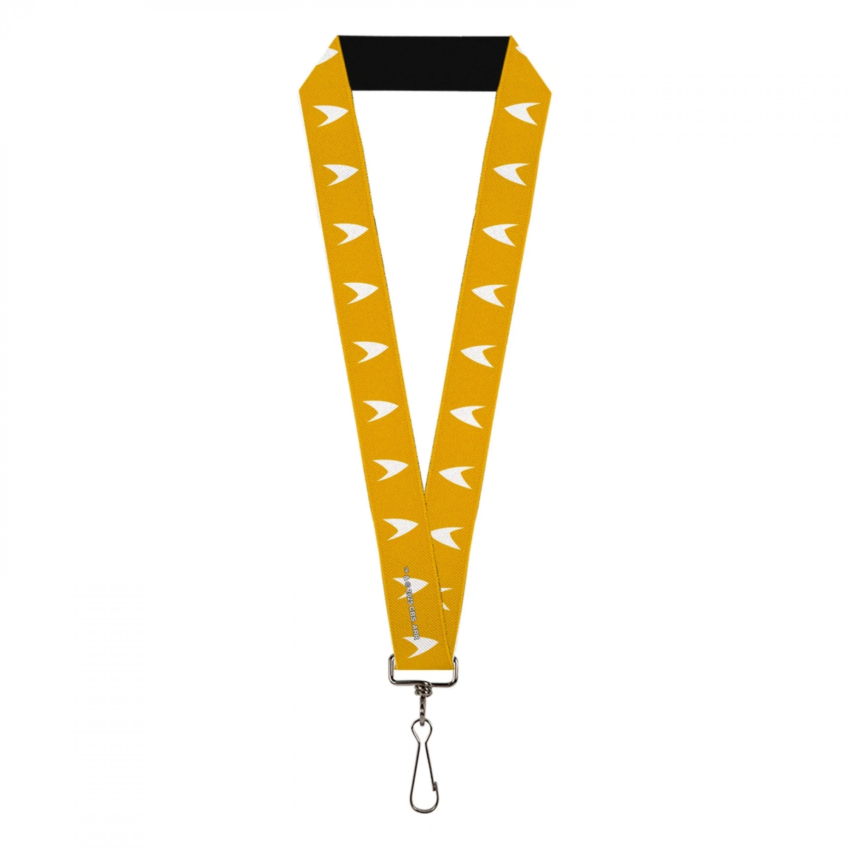 899123 1 in. Starfleet Insignia Yellow & White Lanyard