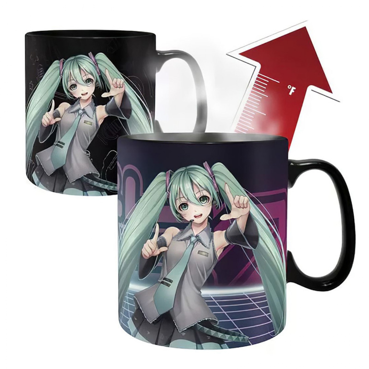 Picture of Hatsune Miku 891357 16 oz Heat Change Mug
