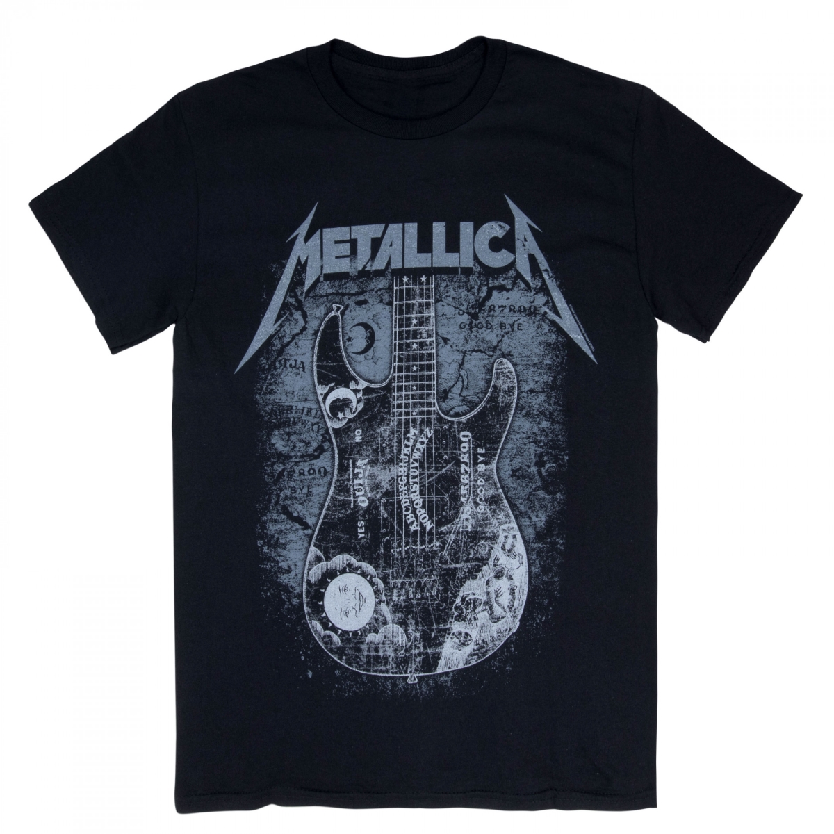 895549-medium Mens Hammett Ouija Guitar T-Shirt, Black - Medium