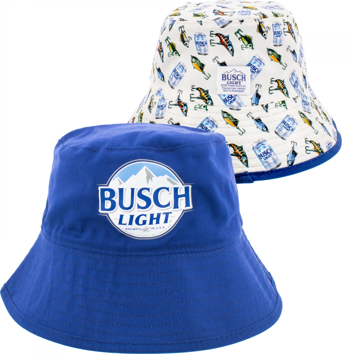893697 Light Cans & Fishing Lures Reversible Bucket Hat