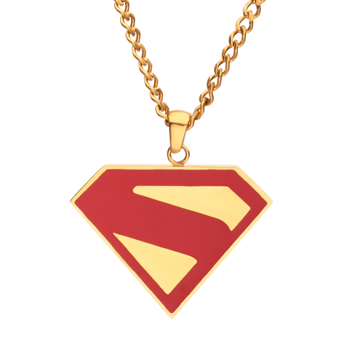 893893 James Gunn Logo Necklace, Gold & Red