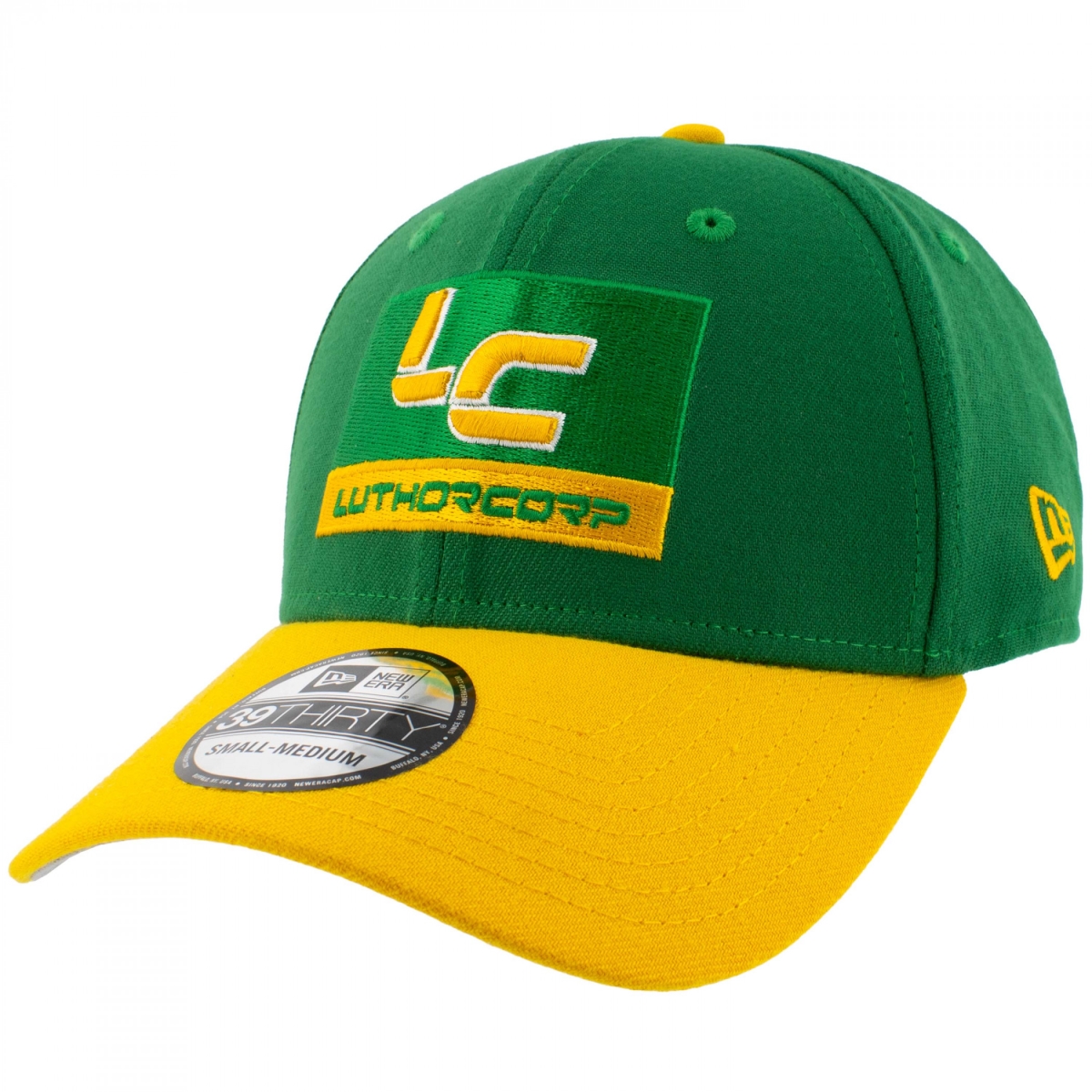 894686-medium-la Luthorcorp Logo Era 39Thirty Fitted Hat - Medium & Large