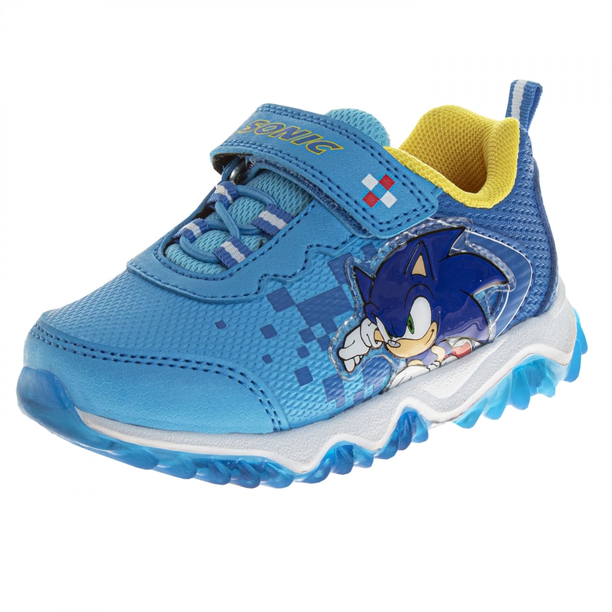 895320-size9 Slip - on Lace Less Kids Sneakers, Blue - Size 9