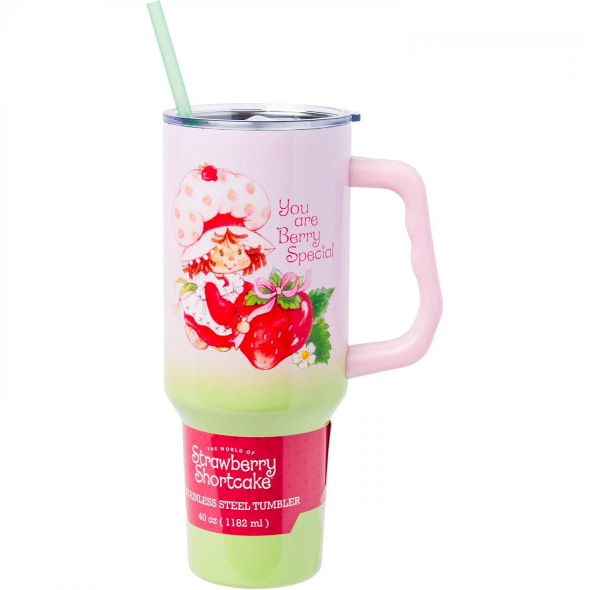 Picture of Strawberry Shortcake 899311 40 oz You are Berry Special Tumbler with Handle