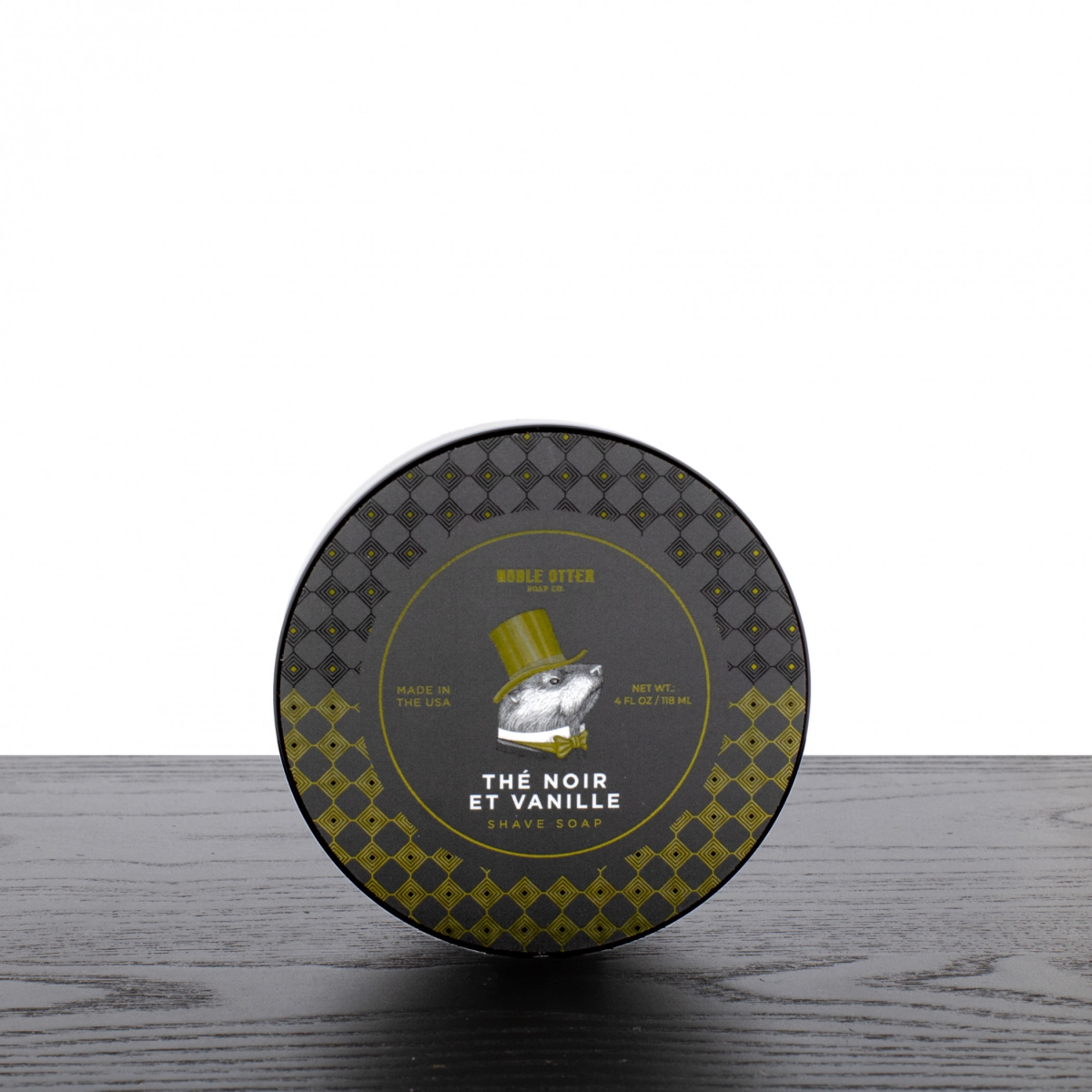 SS-NBO-007 4 oz Shaving Soap, Noir ET Vanille