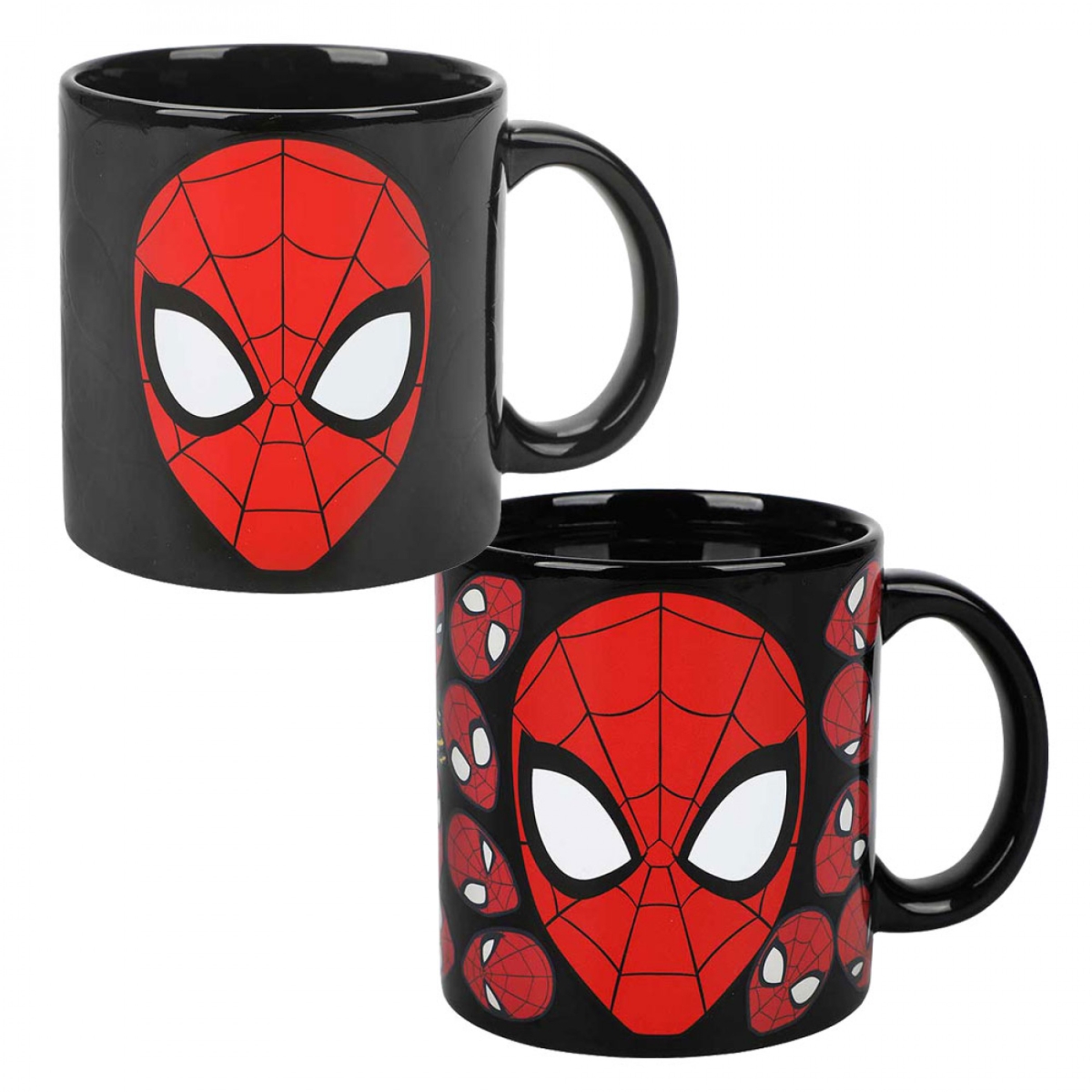 Picture of Spider-man 894562 16 oz Mask Collage Heat Reactive Ceramic Mug