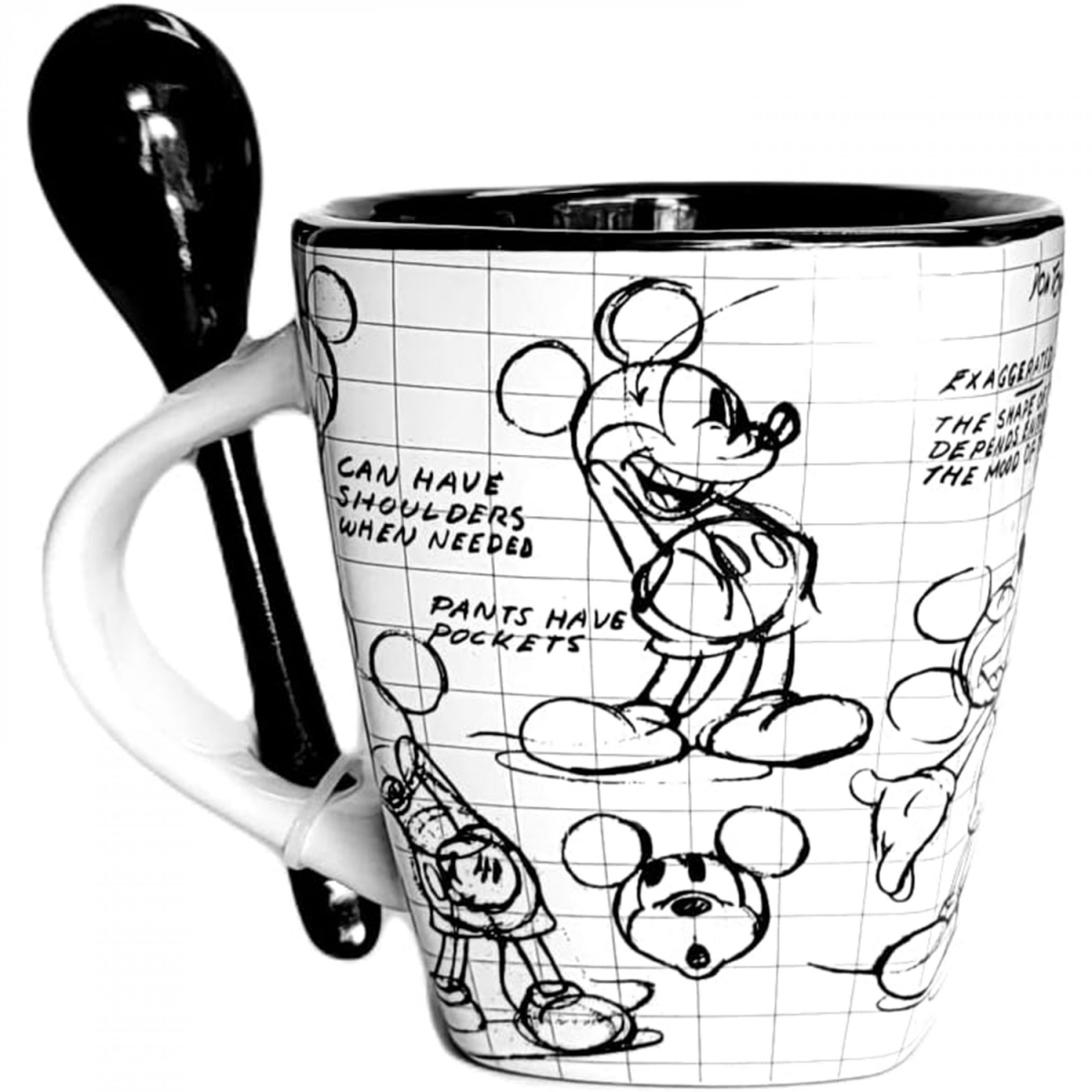 895709 9 oz Concept Sketches Soup Mug with Spoon