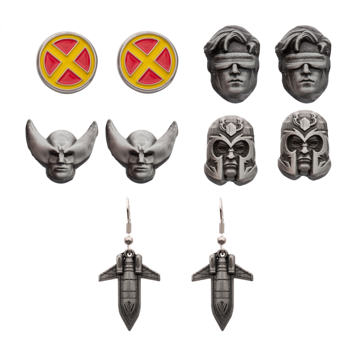 897963 Stud & Dangle Earrings Set - Pack of 5