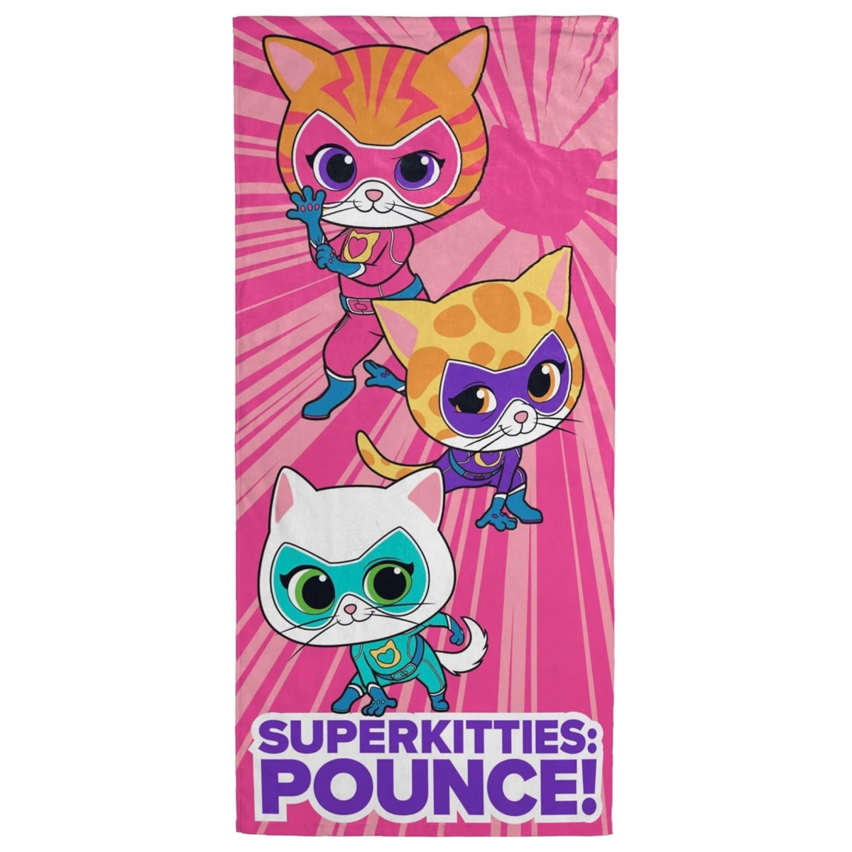 896207 Super Kitties Bath Pool Beach Towel