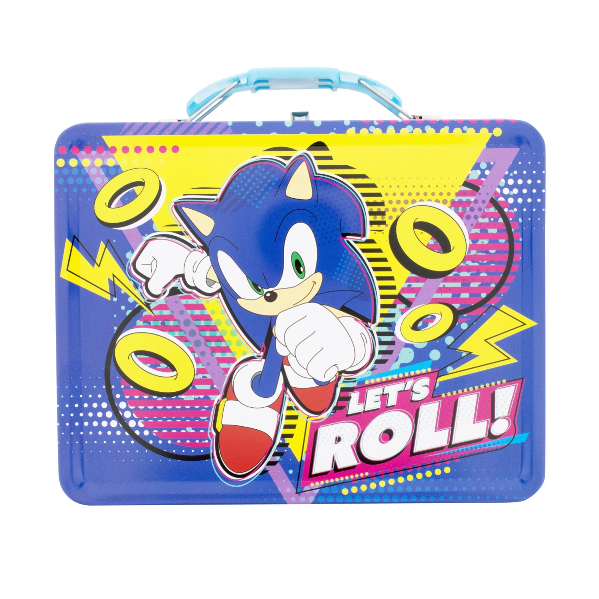 Picture of Sonic the Hedgehog 895007 Lets Roll Tin Lunchbox - Multi Color