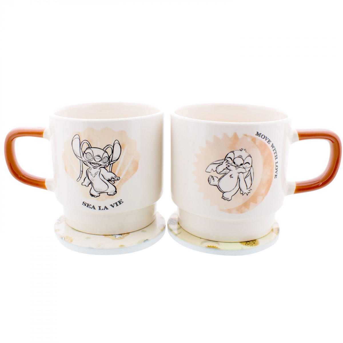 Picture of Lilo & Stitch 895132 Stackable Mugs & Coaster Set