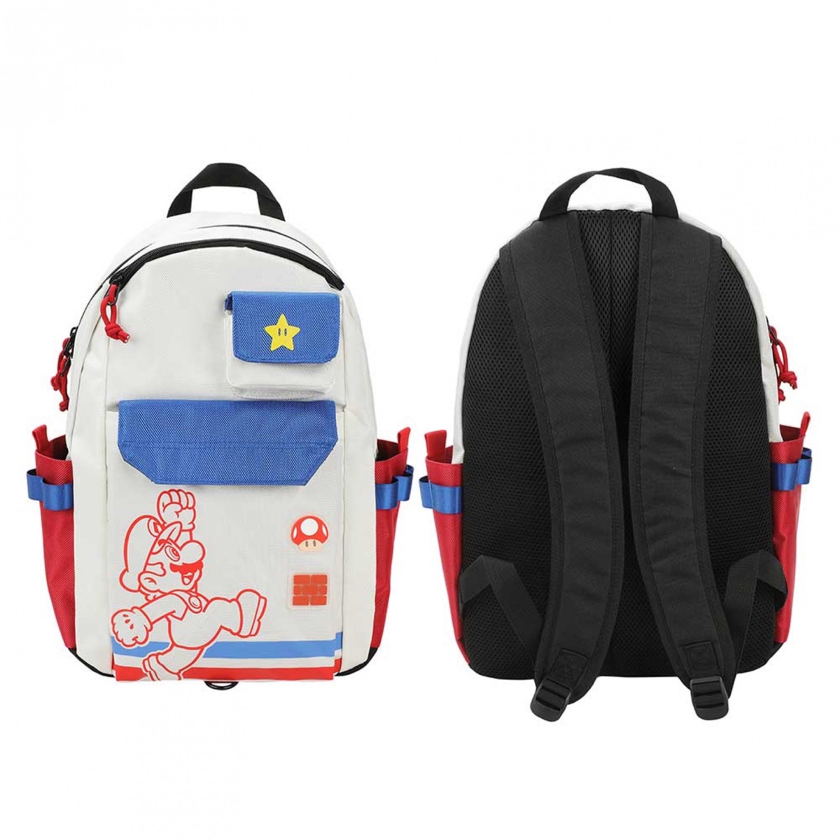 898166 Jump Mario & Mushroom Power-Up Backpack