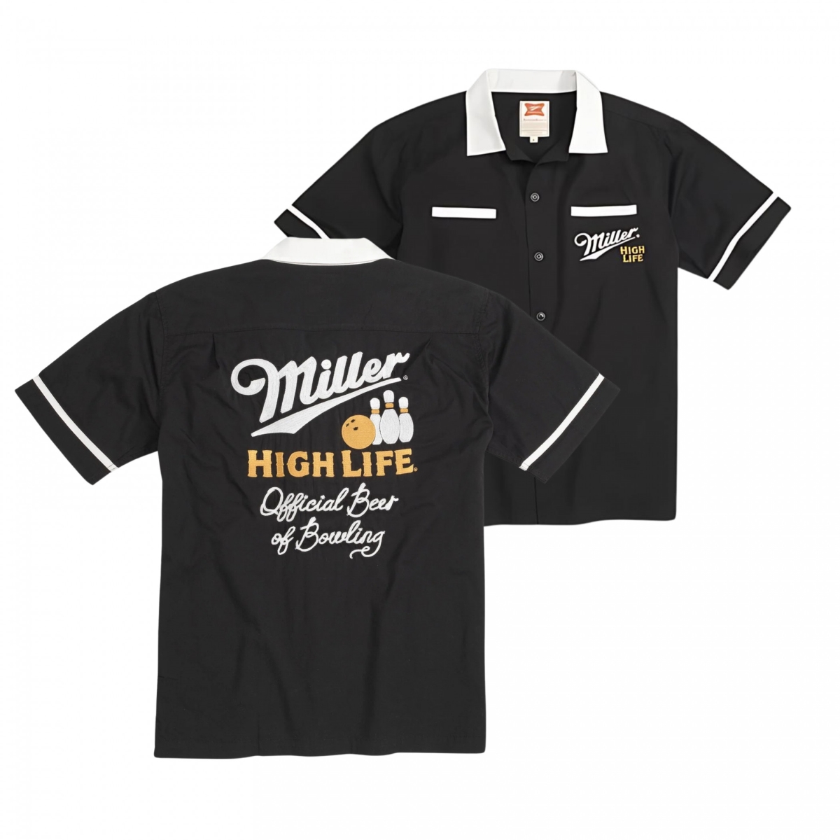 891905-medium Official Beer of Bowling Black & White Jacket, Medium