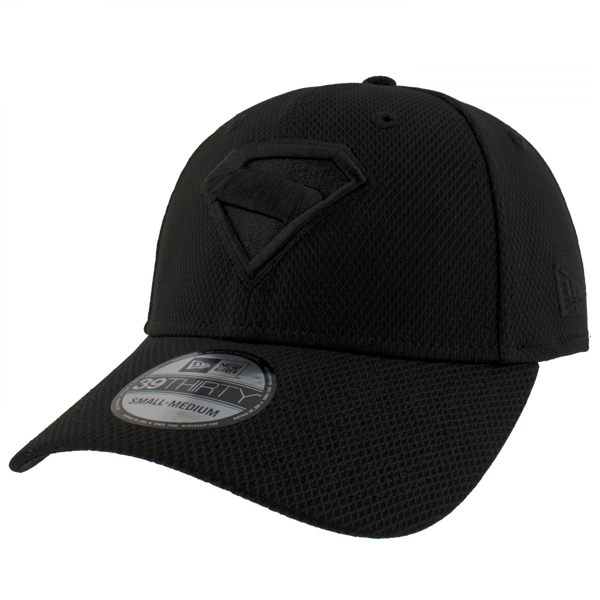 898024-small-med James Gunn Logo Black on Black Era 39 Thirty Fitted Hat - Small & Medium