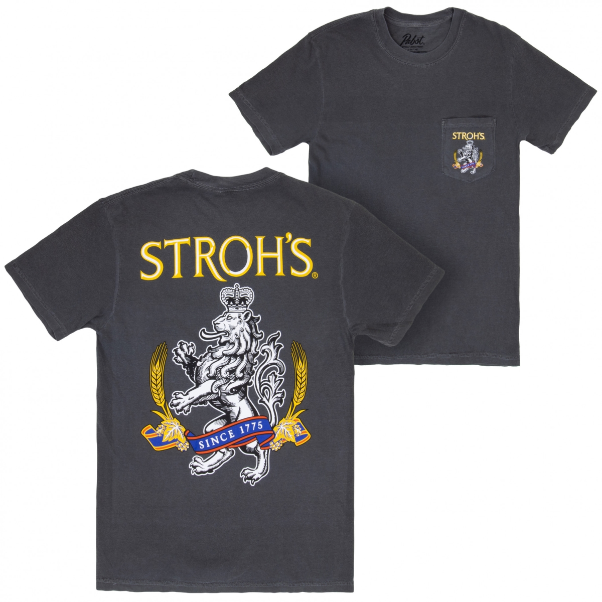 897090-medium Since 1775 Front & Back Print T-Shirt - Black - Medium