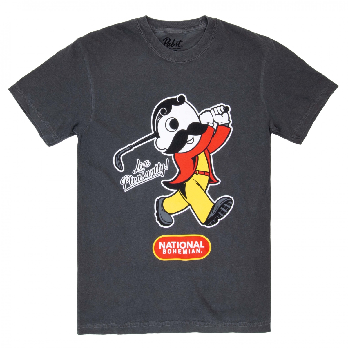 897104-medium Live Pleasantly Golfing T-Shirt - Grey - Medium