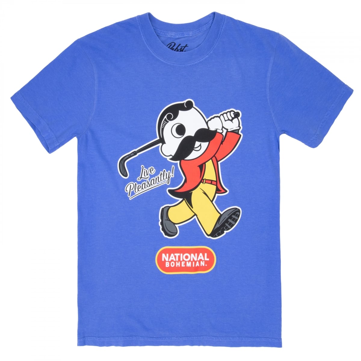 897111-small Live Pleasantly Golfing T-Shirt - Blue - Small