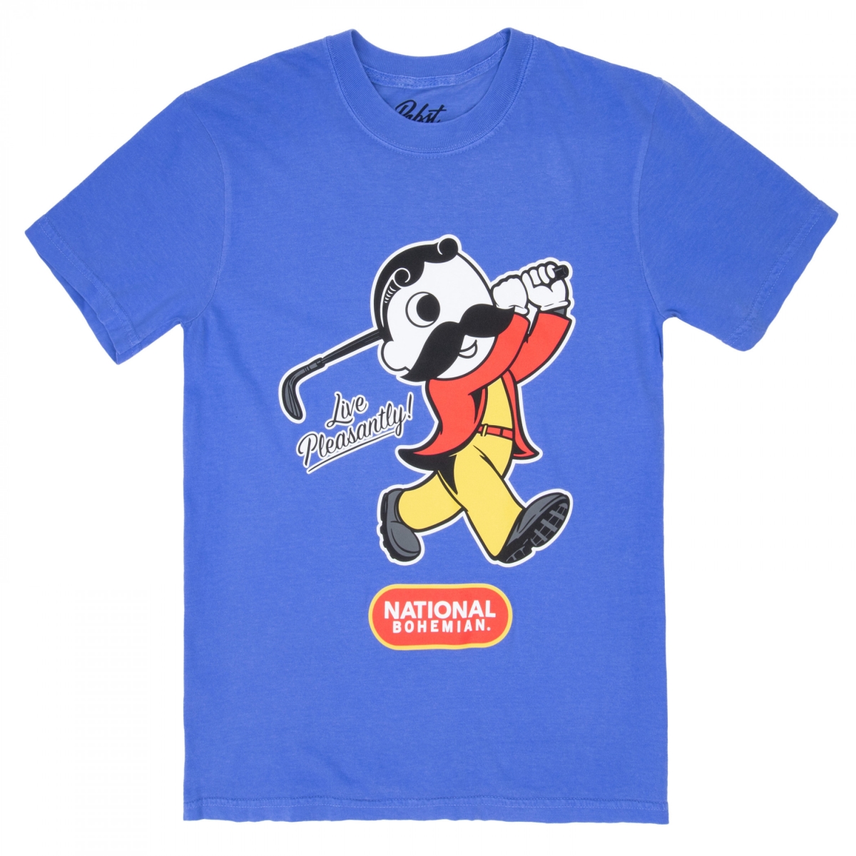 897111-4xlarge Live Pleasantly Golfing T-Shirt - Blue - 4XL