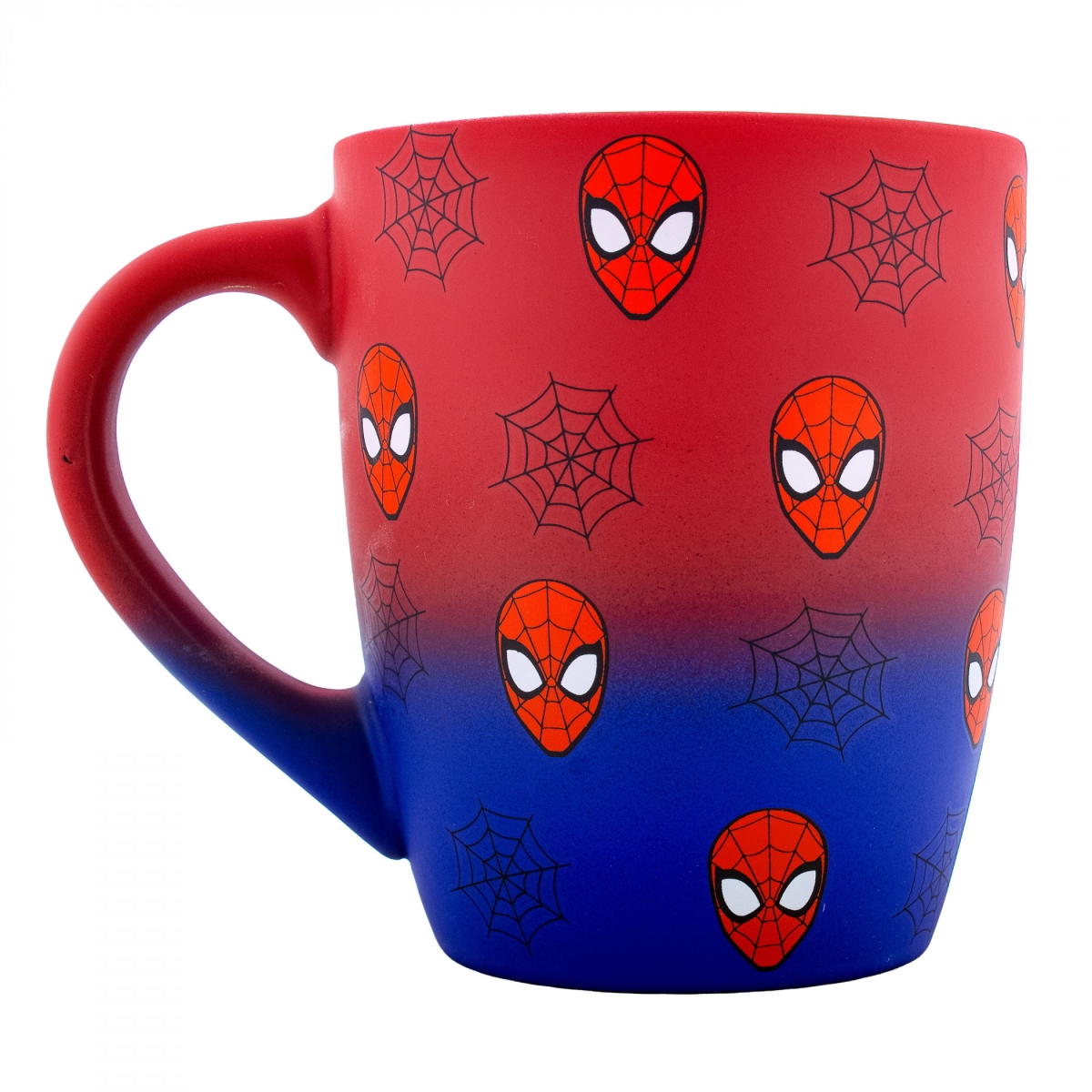Picture of Spider-Man 899309 25 oz Web & Mask Collage Ombre Soft Touch Jumbo Mug