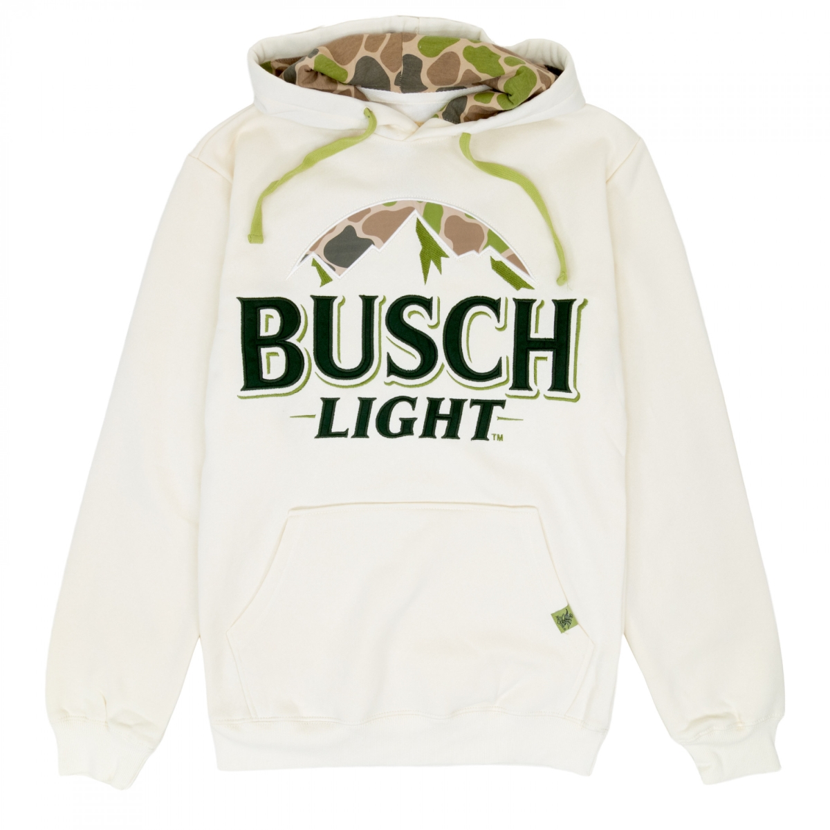 890585-large Light Logo Camo Pull-Over Hoodie - White - Large