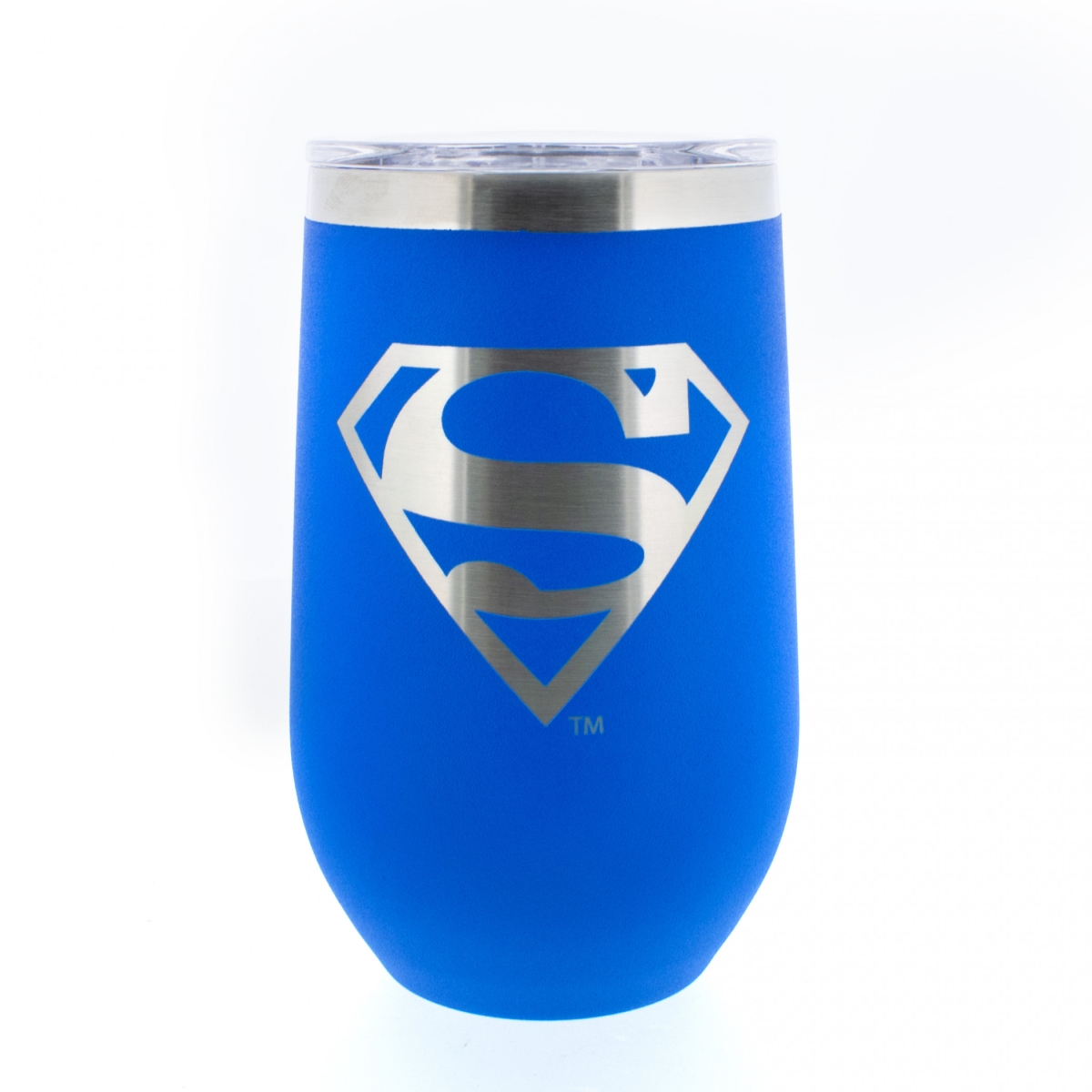 Picture of Superman 898723 16 oz Silver Logo Wine Tumbler