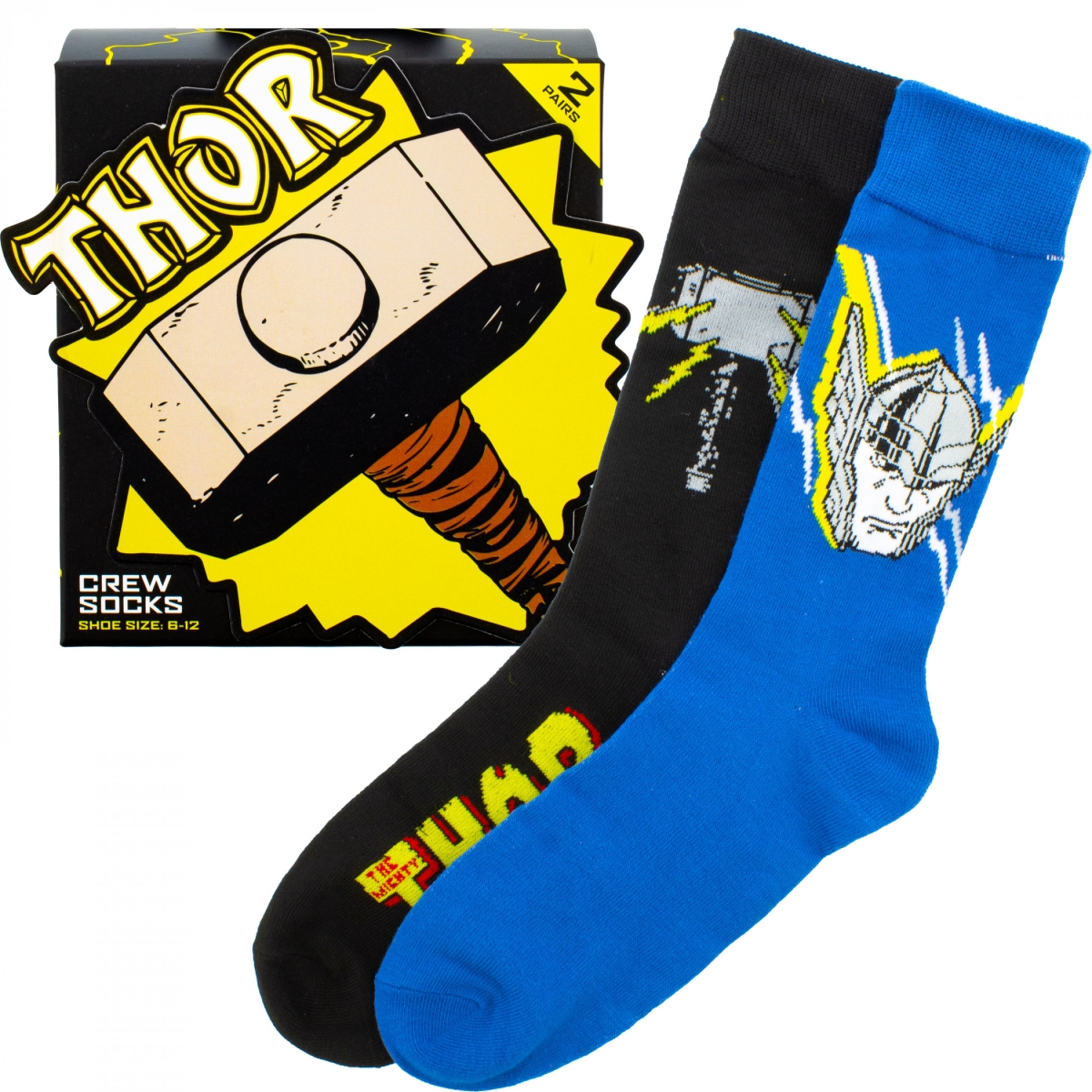 897972 Icons Crew Socks Box Set - 2 Pair