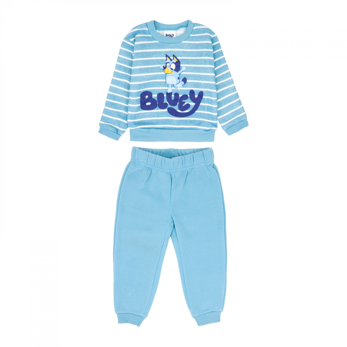900536-12months 2 Piece Striped Infant Pajama Set - 12 Months