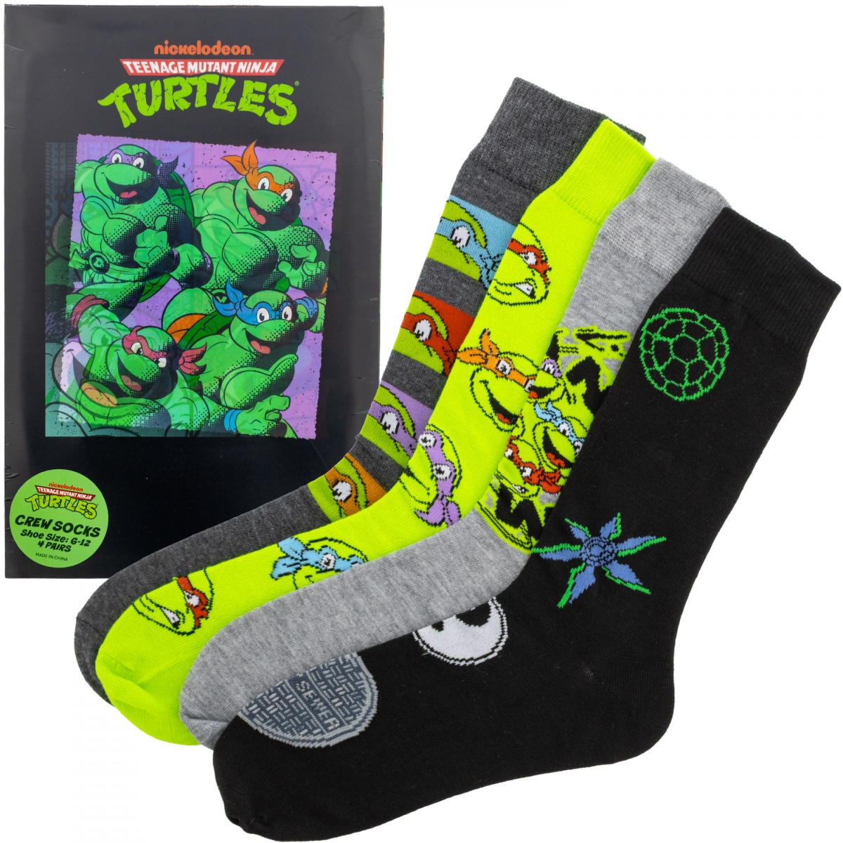 897967 Crew Socks Lenticular Box Set, 4 Pair
