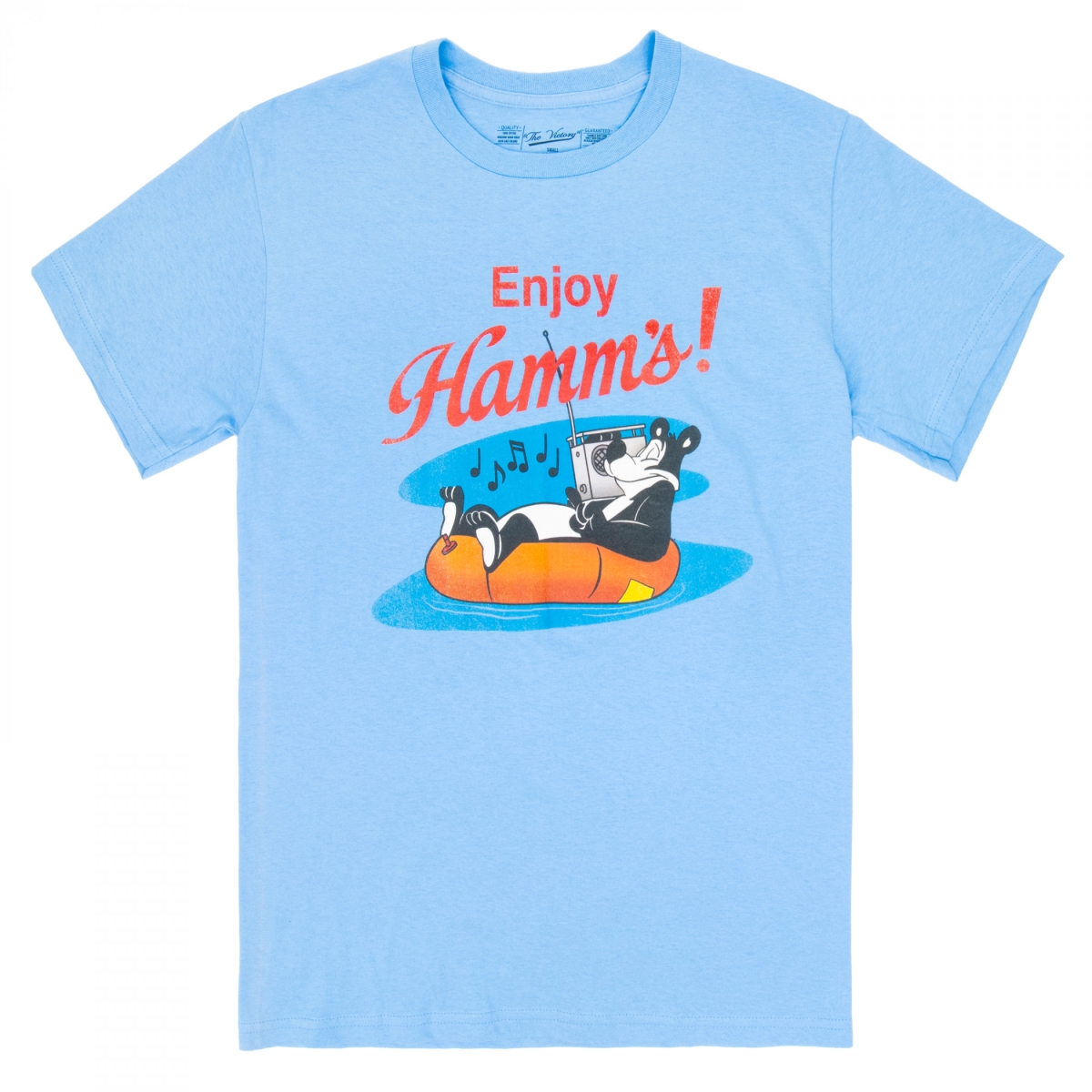 901767-large Beer Enjoy Pool Float Short Sleeve T-Shirt - Large