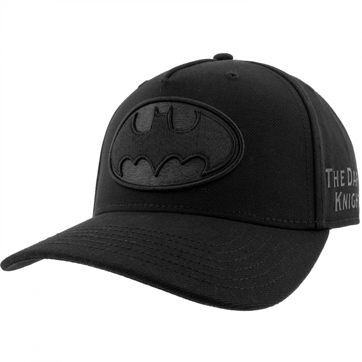 901145 Black on Black Embroidered Logo Poly-Wool Cap