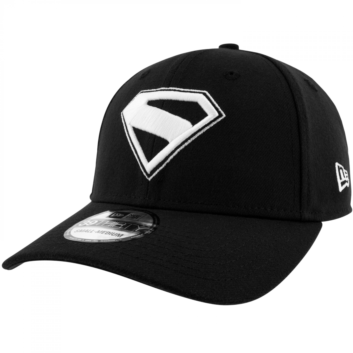 894620-medium-la James Gunn Logo Black & White Colorway Era 39Thirty Fitted Hat - Medium & Large