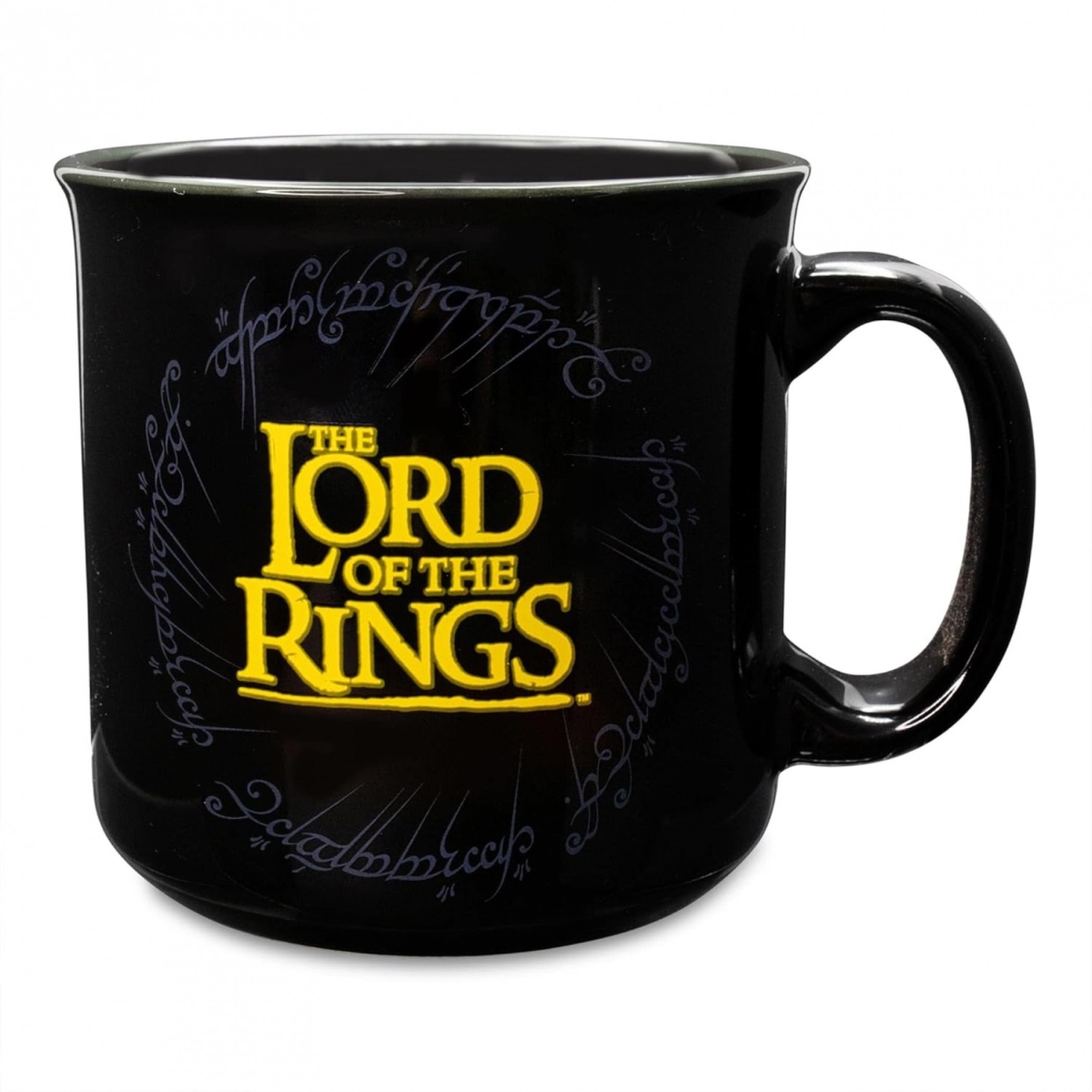 Picture of Lord of the Rings 899817 20 oz Gondor Black Ceramic Camper Mug